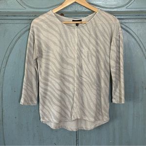 EUC Bobeau animal print sweater size XS